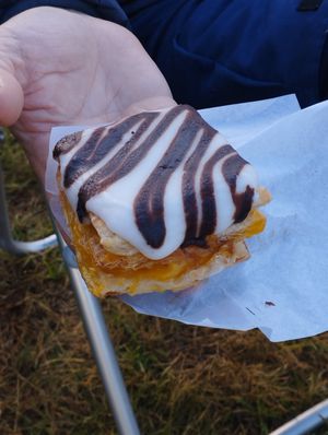 Best dessert ever hubby says at A Padoca in Porto