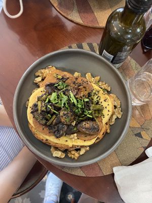 asparagus toast  at A Padoca in Porto