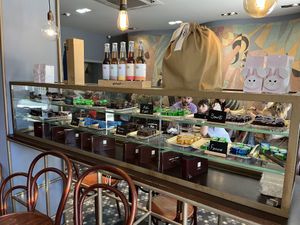 Amazing vegan chocolates  at A Padoca in Porto