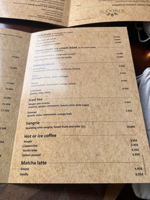 menu 2/2  at A Padoca in Porto