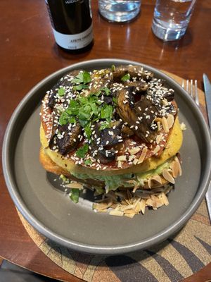 Avocado toast  at A Padoca in Porto