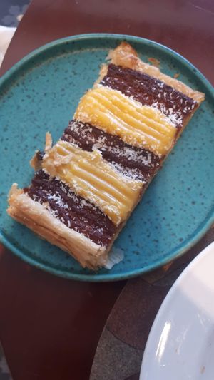 bispo, portuguese pastry at A Padoca in Porto