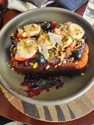 French toast at A Padoca in Porto