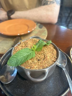 Heavenly Cream dessert  at A Padoca in Porto