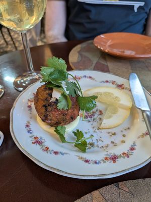 Cod Cake at A Padoca in Porto
