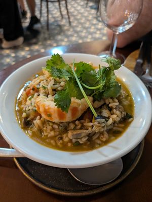 Seafood Rice at A Padoca in Porto