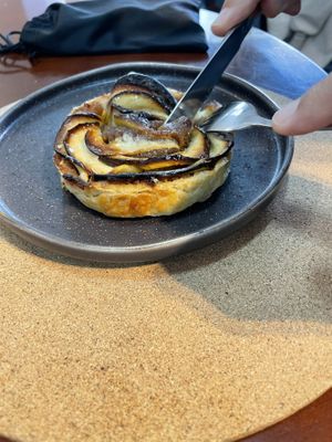 Apple pastry  at A Padoca in Porto