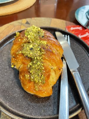 Pistachio Croissant   at A Padoca in Porto