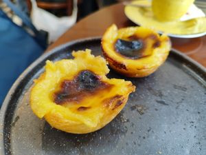 Pastel de nata at A Padoca in Porto