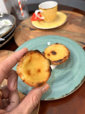 Pasteles de nata  at A Padoca in Porto