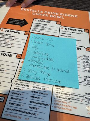   at Umami Running Sushi & Bowl Am Campus in Muenster