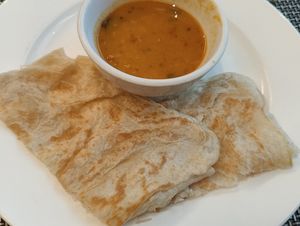 Roti canai at Berjaya Cafe 成功咖啡廳 in Kuala Lumpur