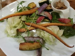 grilled veggies at Tosca in Kyoto