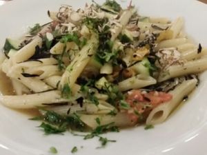 sea veggie penne at Tosca in Kyoto