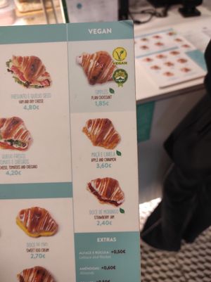 All vegan croissants at O Melhor Croissant da Minha Rua   in Porto
