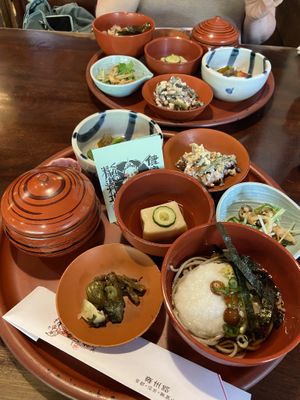 Set meal  at Yoshuji in Kyoto
