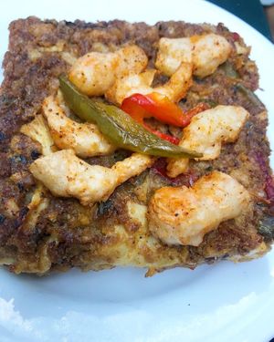 Crawfish pie OMG (and I swear all vegan!) at Breads on Oak  in New Orleans