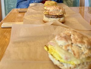 Perfect!!!!! The pumpkin biscuit is the best. at Breads on Oak  in New Orleans
