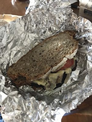 Mighty melt. V onion-y   at Breads on Oak  in New Orleans