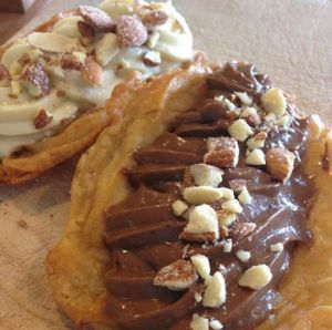 Vegan eclairs. at Breads on Oak  in New Orleans