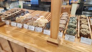 Very impressed with the Boston Creme and Lemon w/Strawberry Filling! at Breads on Oak  in New Orleans