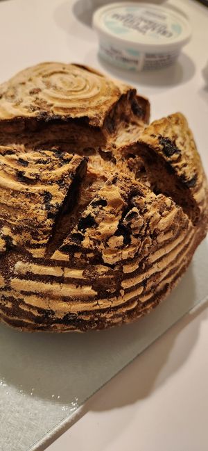 Our favorite raisins & walnuts loaf #Veganuary at Breads on Oak  in New Orleans