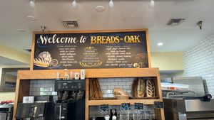 Menu Board  at Breads on Oak  in New Orleans