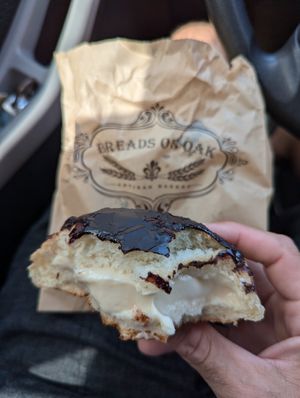 Boston creme!!! at Breads on Oak  in New Orleans