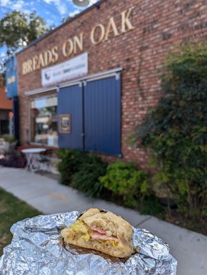 Outside at Breads on Oak  in New Orleans