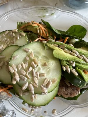 Salad was kind of a miss for me.. no dressing, wilted greens.   Was just trying to balance out the meal but I shouldn’t have bothered ordering it..  at Breads on Oak  in New Orleans