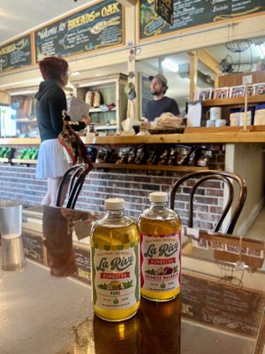 Local kombucha from La Rive at Breads on Oak  in New Orleans