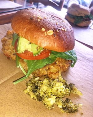 Crab Cake Sandwich  at Breads on Oak  in New Orleans