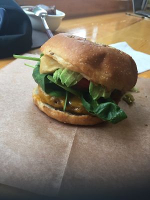 Impossible burger. WOW!!! at Breads on Oak  in New Orleans