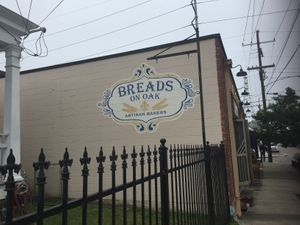 Outside  at Breads on Oak  in New Orleans