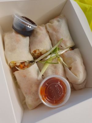 Burmese spring rolls at Top Burmese Burma Joy in Portland