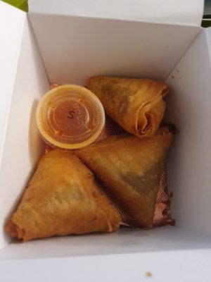 samosa at Top Burmese Burma Joy in Portland
