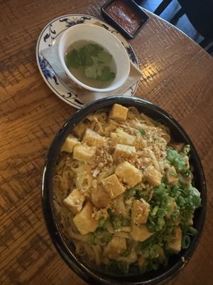 Garlic Noodles   at Top Burmese Burma Joy in Portland