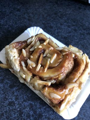 Cinnamon almond bun 3,80€  at Zeit für Brot in Stuttgart