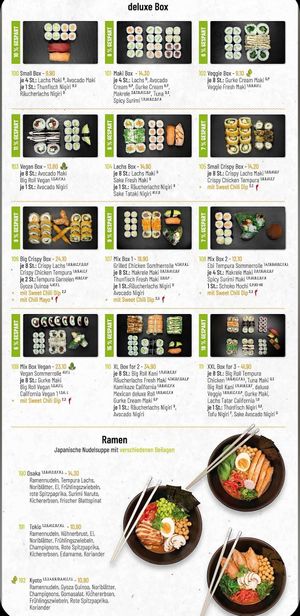  at SUSHIdeluxe in Chemnitz