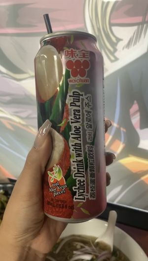 Lychee Aloe Drink  at Soupa Saiyan in Orlando
