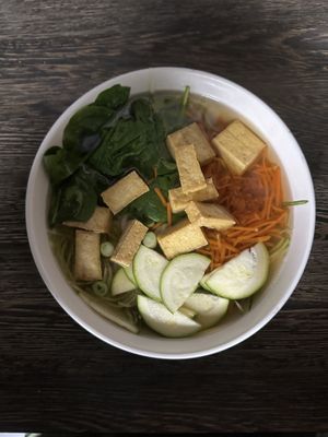  veggie bowl with tofu  #Veganuary at Soupa Saiyan in Orlando