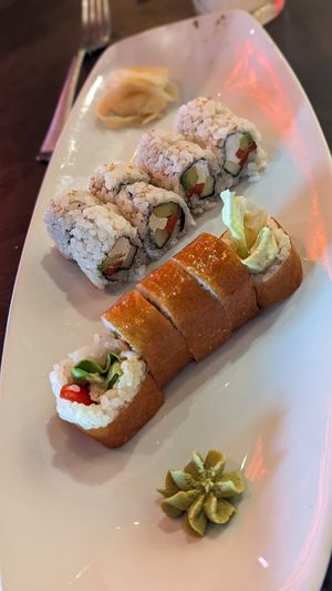 Vlt and fire popper at Blue Sushi Sake Grill in Birmingham