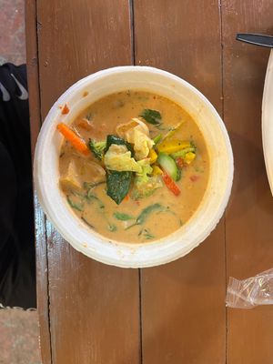 Red Curry Tofu &Veggies  at Pakbai - Food Stall in Chiang Mai