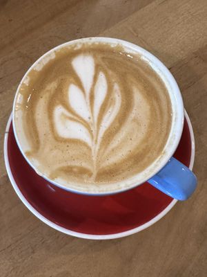 Latte with oat milk  at Project Coffee - Rosemary in Sarasota
