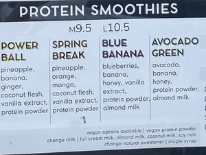 JuiceMate’s Protein Smoothies (Jan 2023).   at JuiceMate in Hobart