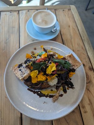 Tofu adobo bruschetta at Pala in Osborne Park