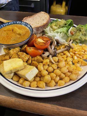 Lunch dish  at Limau Limau Cafe in Malacca