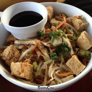 Crispy tofu with noodles at Pho Hut in Bakersfield