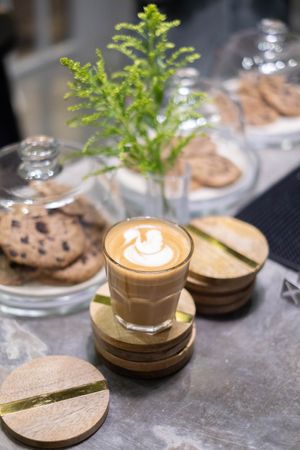 Cafe Latte  at MYLK Cafe in Davao City