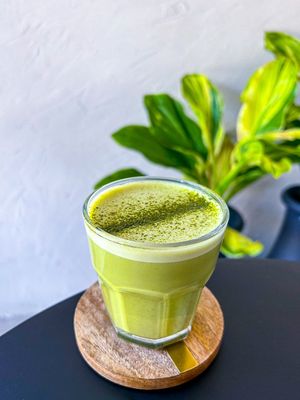 Matcha Latte  at MYLK Cafe in Davao City